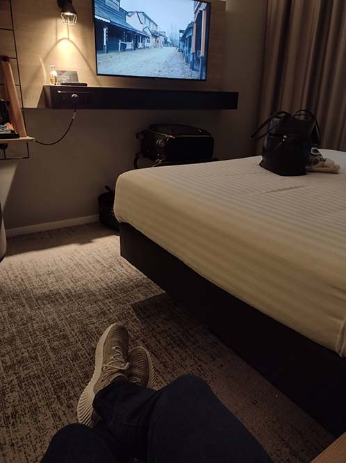 just arrived at the moxy